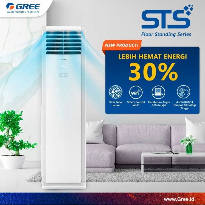Gree AC Floor Standing 2 PK - GVC - 18STS